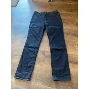 CHICOS PLATINUM Dark Wash Straight Leg Jeans Womens Size 1.5